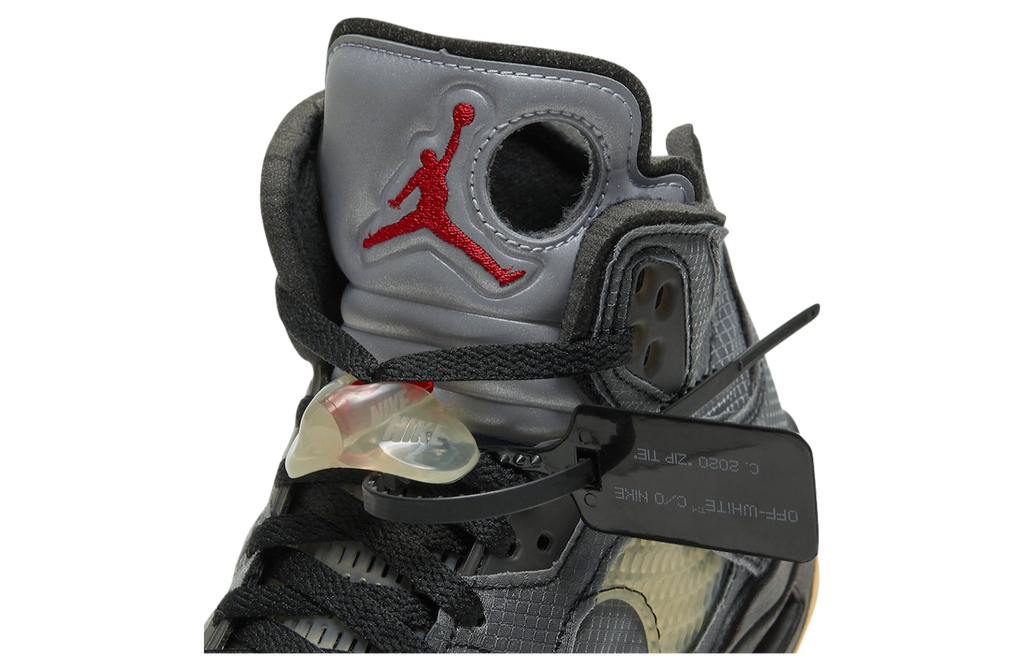 Off-White x Air Jordan 5 Black - Image 8