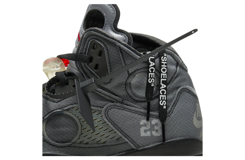 Off-White x Air Jordan 5 Black - Image 9