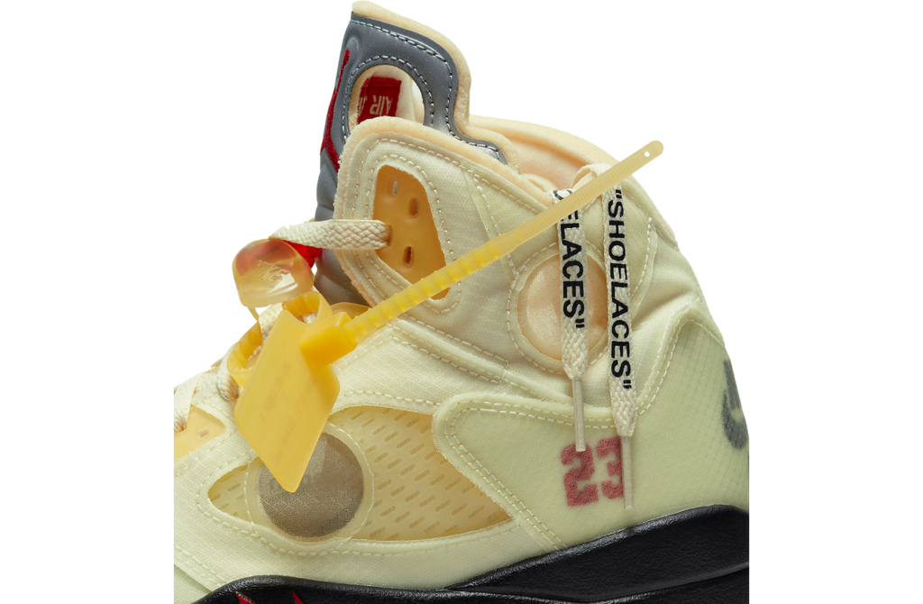 Off-White x Air Jordan 5 Sail - Image 12