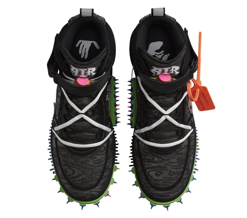 Off-White x Nike Air Force 1 Mid Black - Image 4