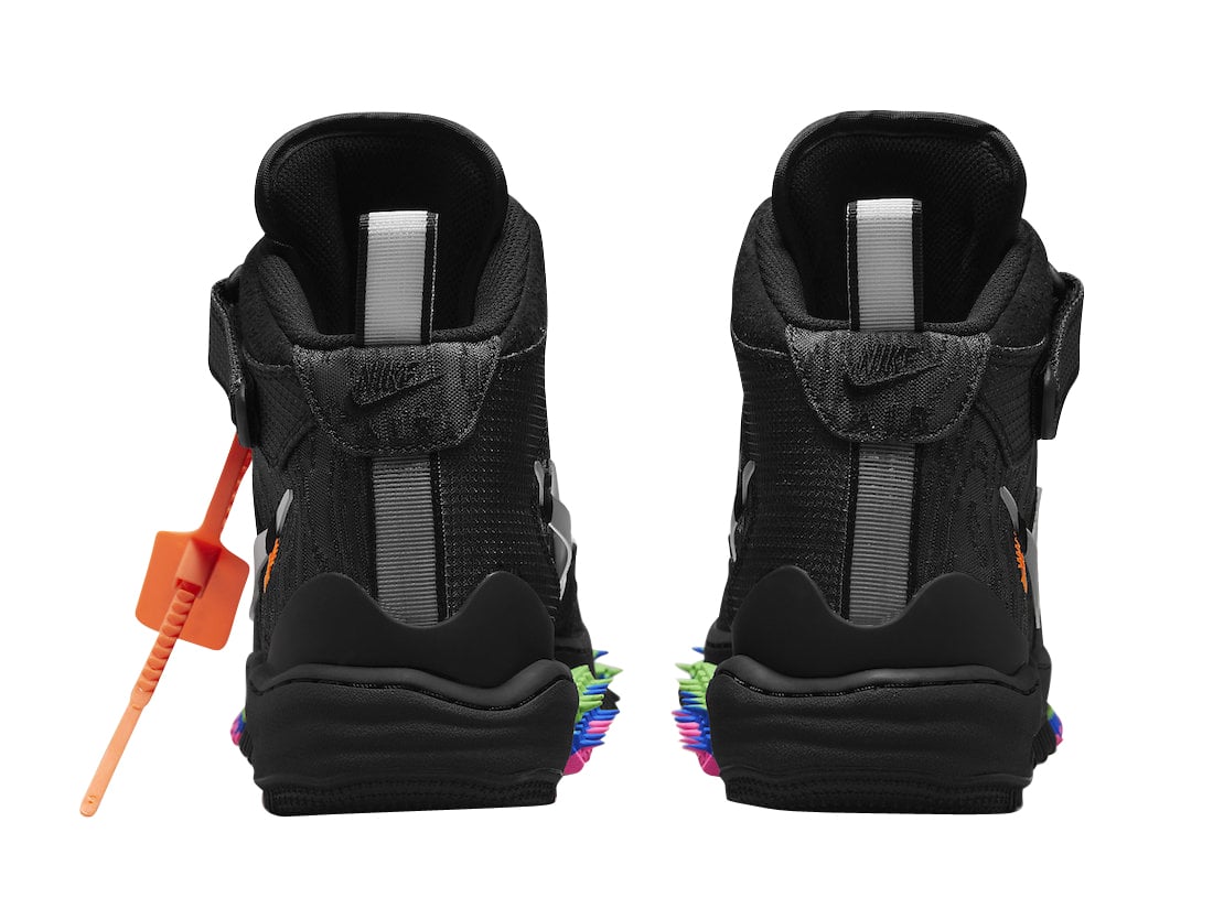 Off-White x Nike Air Force 1 Mid Black - Image 5