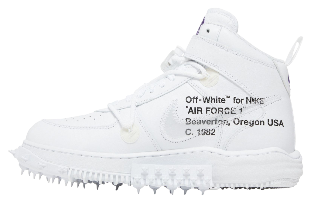 Off-White x Nike Air Force 1 Mid SP Leather Graffiti - Image 2