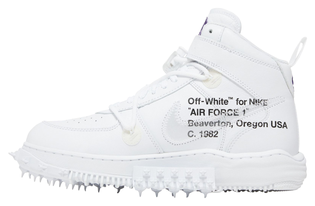 Off-White x Nike Air Force 1 Mid SP Leather Graffiti - Image 2