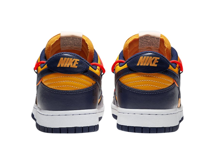 Off-White x Nike Dunk Low University Gold - Image 5