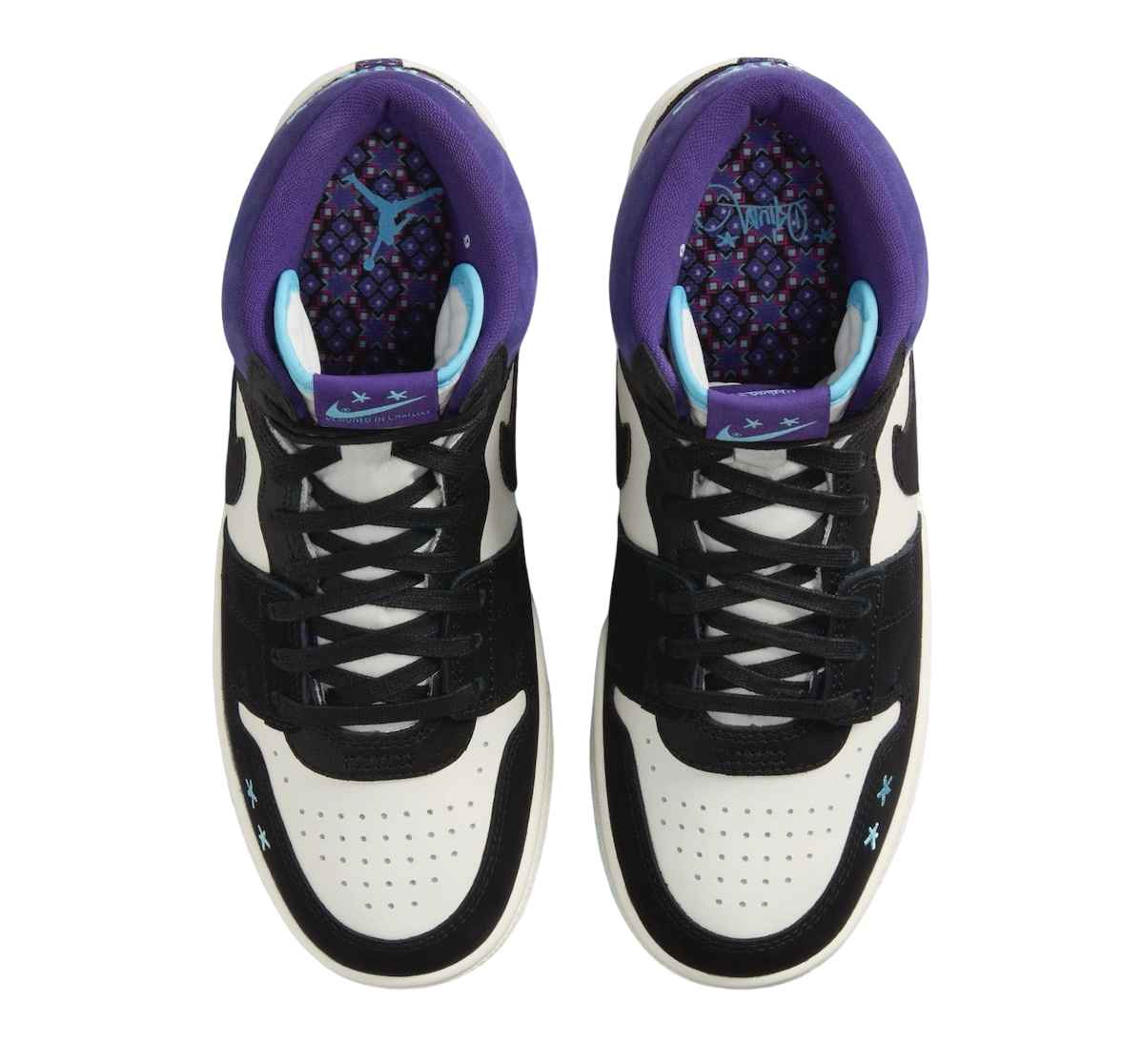 Opium Paris x Air Jordan Air Ship Charlotte Hornets - Image 4