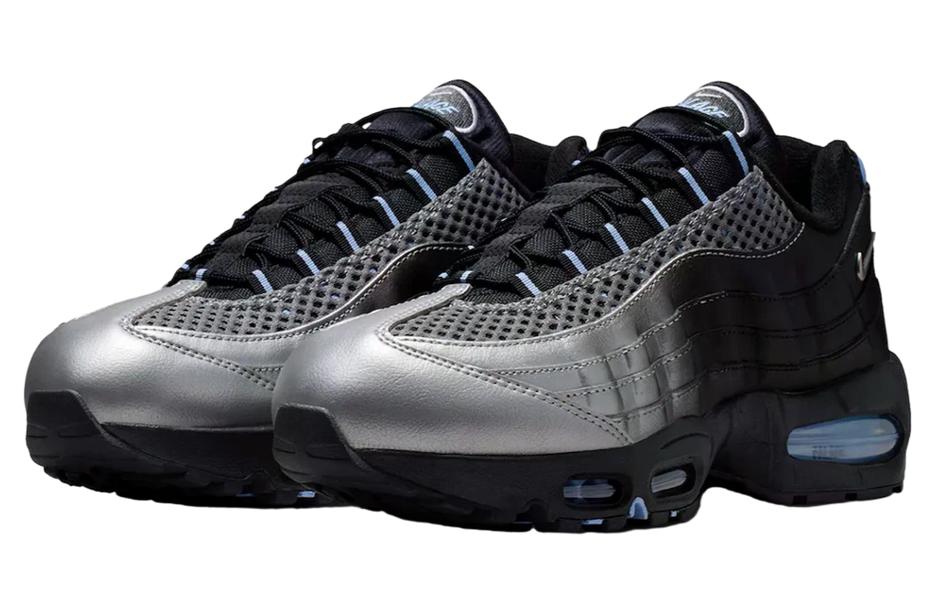 Palace x Nike Air Max 95 Metallic Silver / Aluminum - Image 2