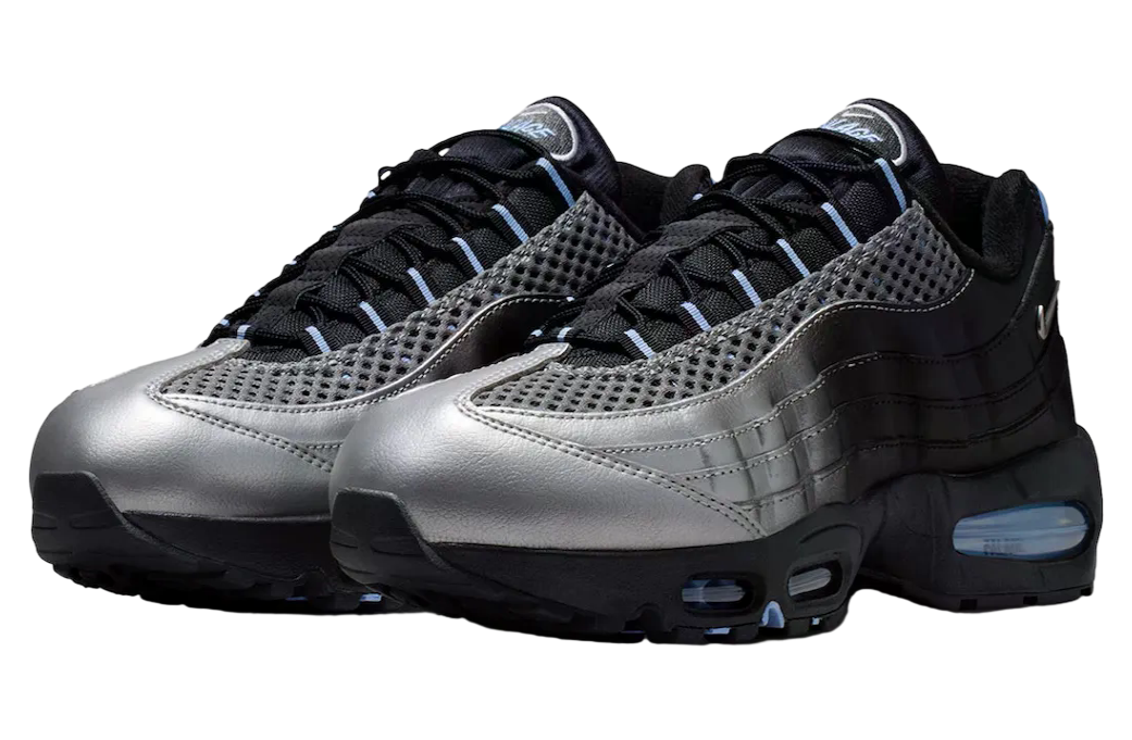 Palace x Nike Air Max 95 Metallic Silver / Aluminum - Image 2