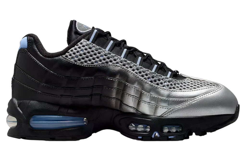 Palace x Nike Air Max 95 Metallic Silver / Aluminum - Image 3