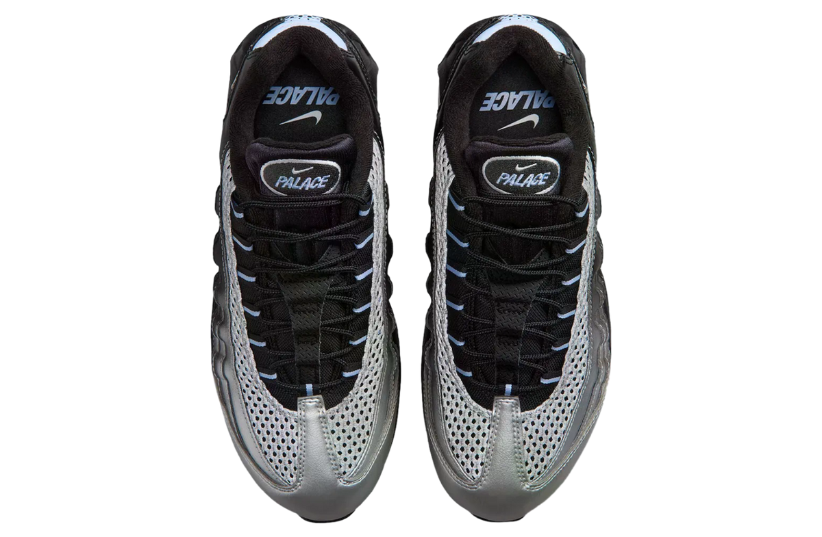 Palace x Nike Air Max 95 Metallic Silver / Aluminum - Image 4