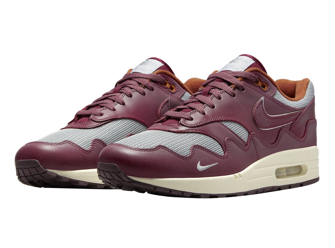 Patta x Nike Air Max 1 Night Maroon - Image 2
