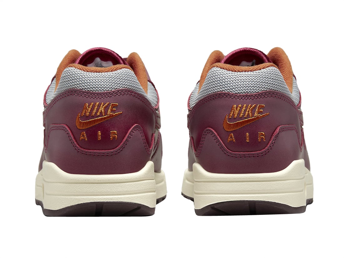 Patta x Nike Air Max 1 Night Maroon - Image 5