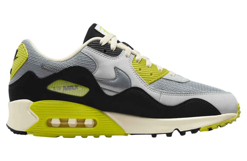Patta x Nike Air Max 90 Waves Particle Grey / Cyber - Image 3
