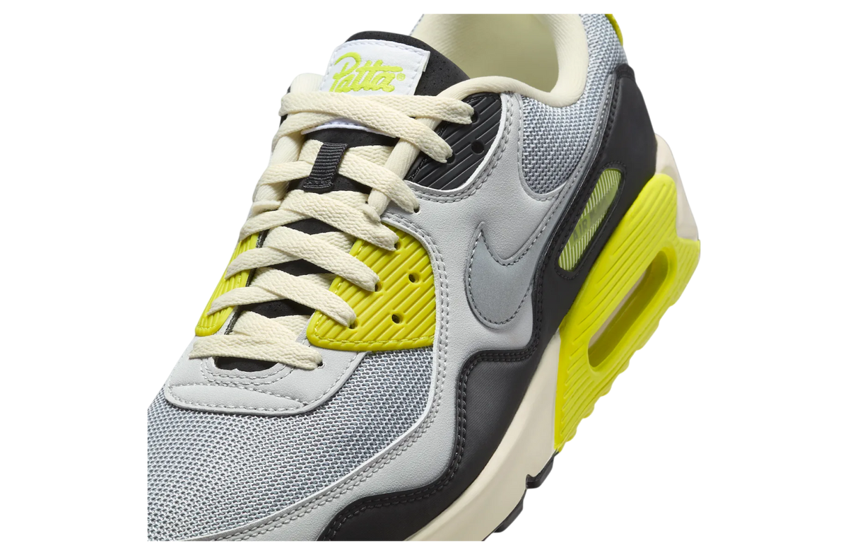 Patta x Nike Air Max 90 Waves Particle Grey / Cyber - Image 6