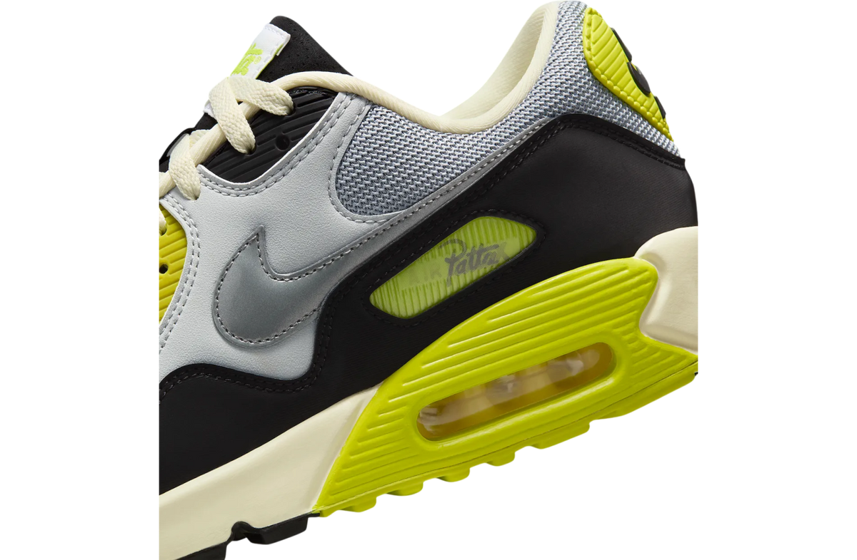 Patta x Nike Air Max 90 Waves Particle Grey / Cyber - Image 8
