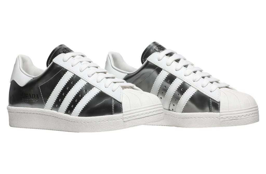 Prada x Adidas Superstar Silver Metallic - Image 5