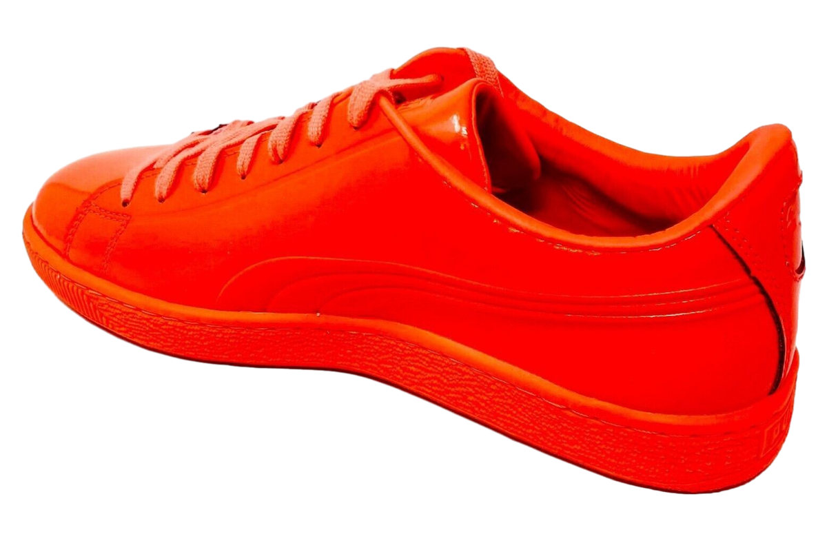Puma Basket Classic Patent Emboss Red Blast - Image 3