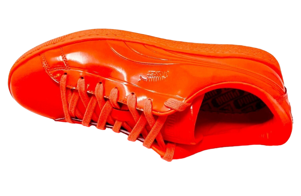 Puma Basket Classic Patent Emboss Red Blast - Image 4