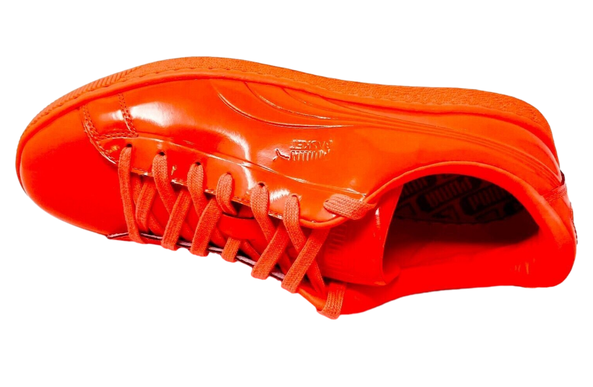 Puma Basket Classic Patent Emboss Red Blast - Image 4
