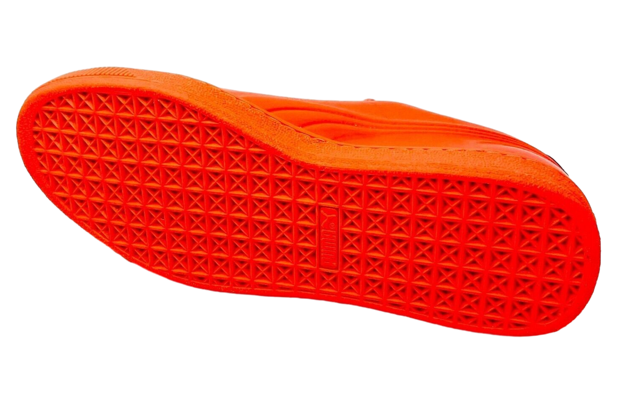 Puma Basket Classic Patent Emboss Red Blast - Image 6