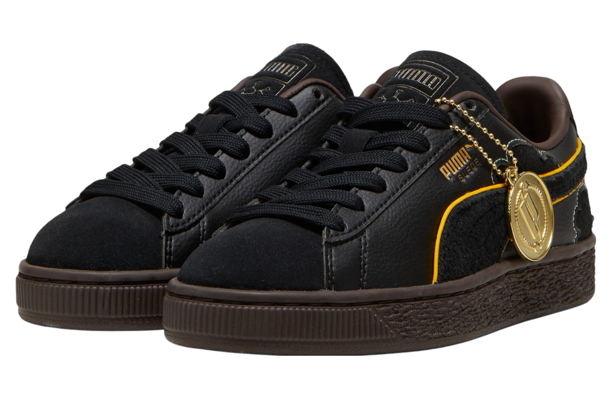 Puma x One Piece Suede Blackbeard Teach Black / Dark Chocolate - Image 2