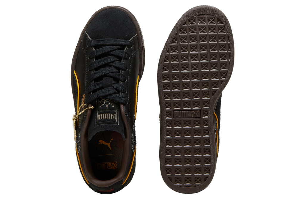Puma x One Piece Suede Blackbeard Teach Black / Dark Chocolate - Image 4