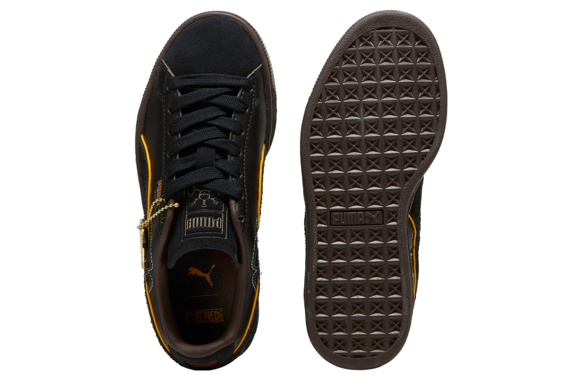 Puma x One Piece Suede Blackbeard Teach Black / Dark Chocolate - Image 4