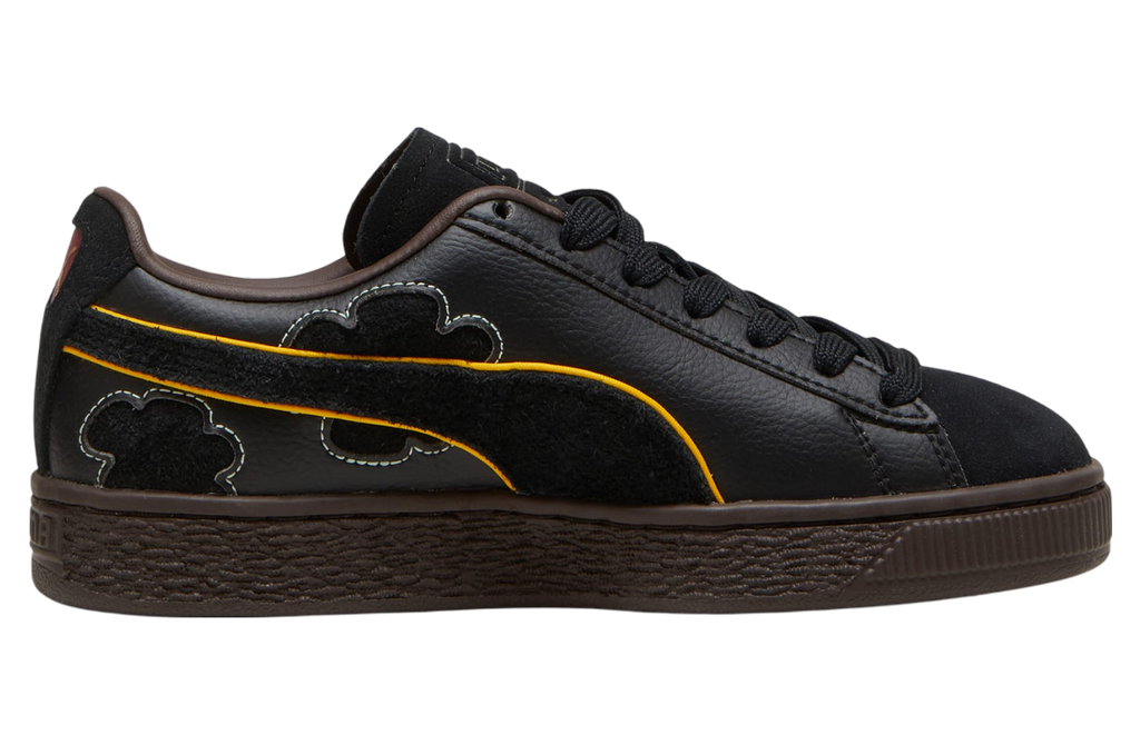 Puma x One Piece Suede Blackbeard Teach Black / Dark Chocolate - Image 5