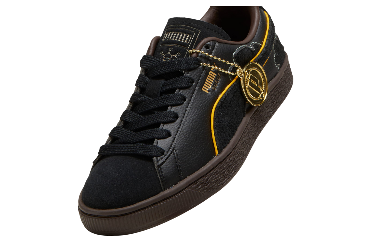 Puma x One Piece Suede Blackbeard Teach Black / Dark Chocolate - Image 6