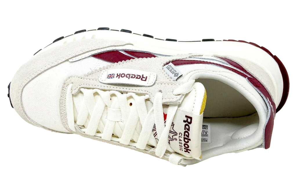 Reebok Classic Leather Legacy Gtx Chalk Collegiate Burgundy - Image 4
