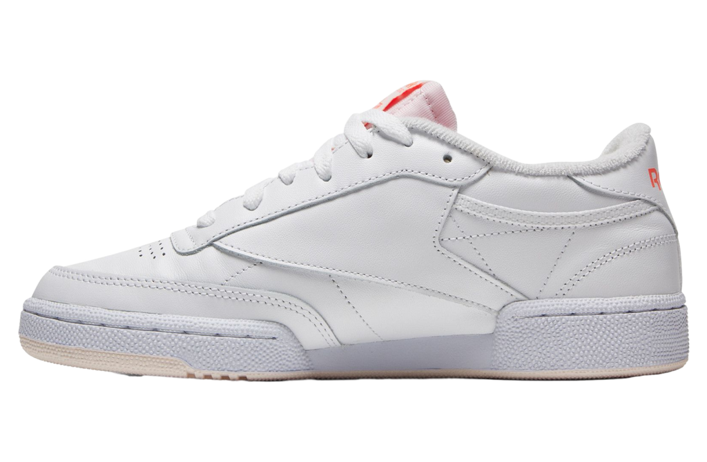 Reebok Club C 85 White Orange Flare WMNS - Image 2