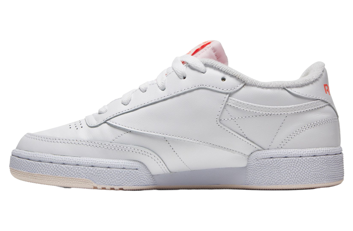 Reebok Club C 85 White Orange Flare WMNS - Image 2