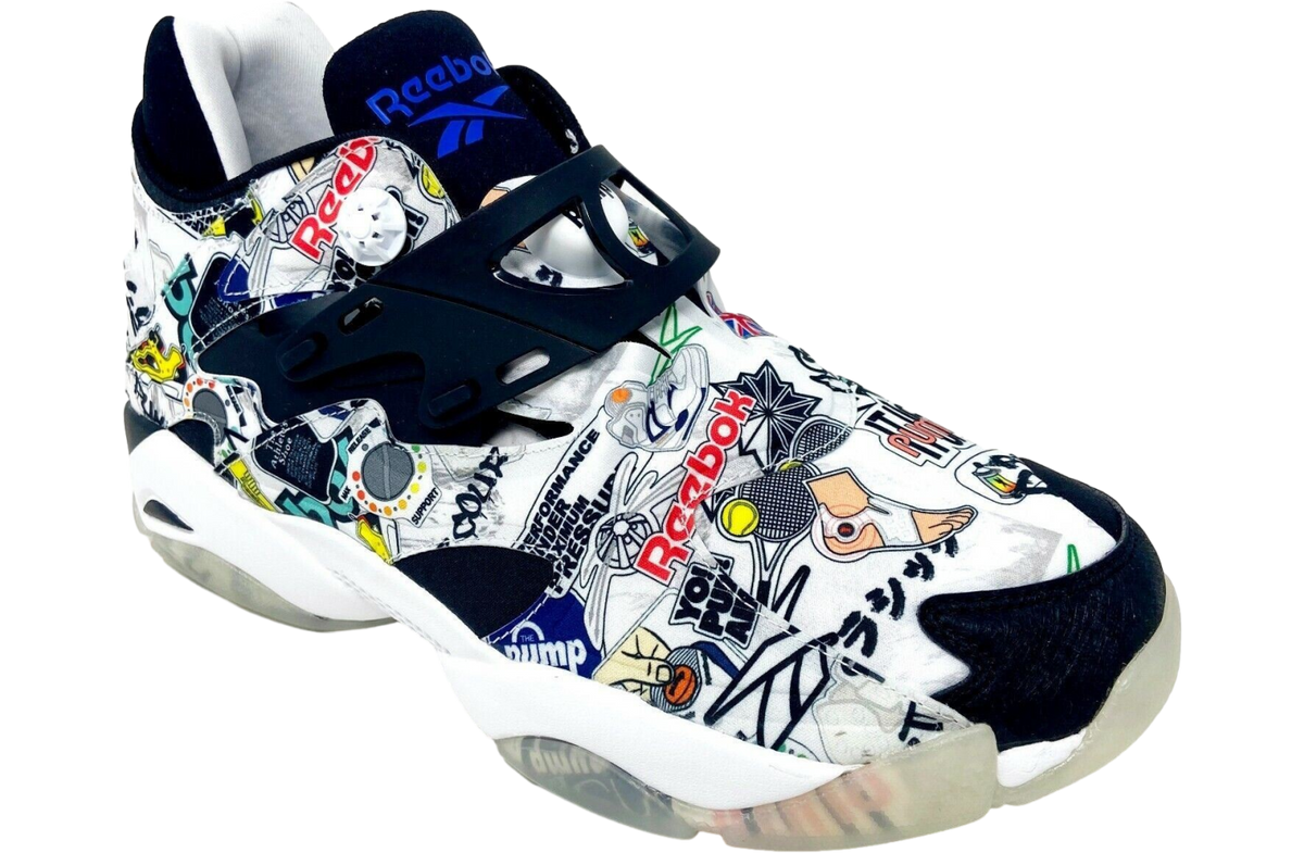 Reebok Pump Court Sticker City-White Black - Image 2