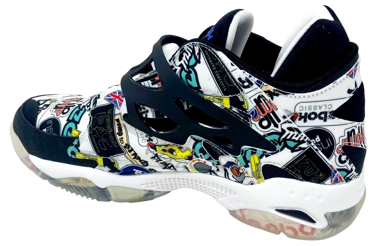 Reebok Pump Court Sticker City-White Black - Image 3
