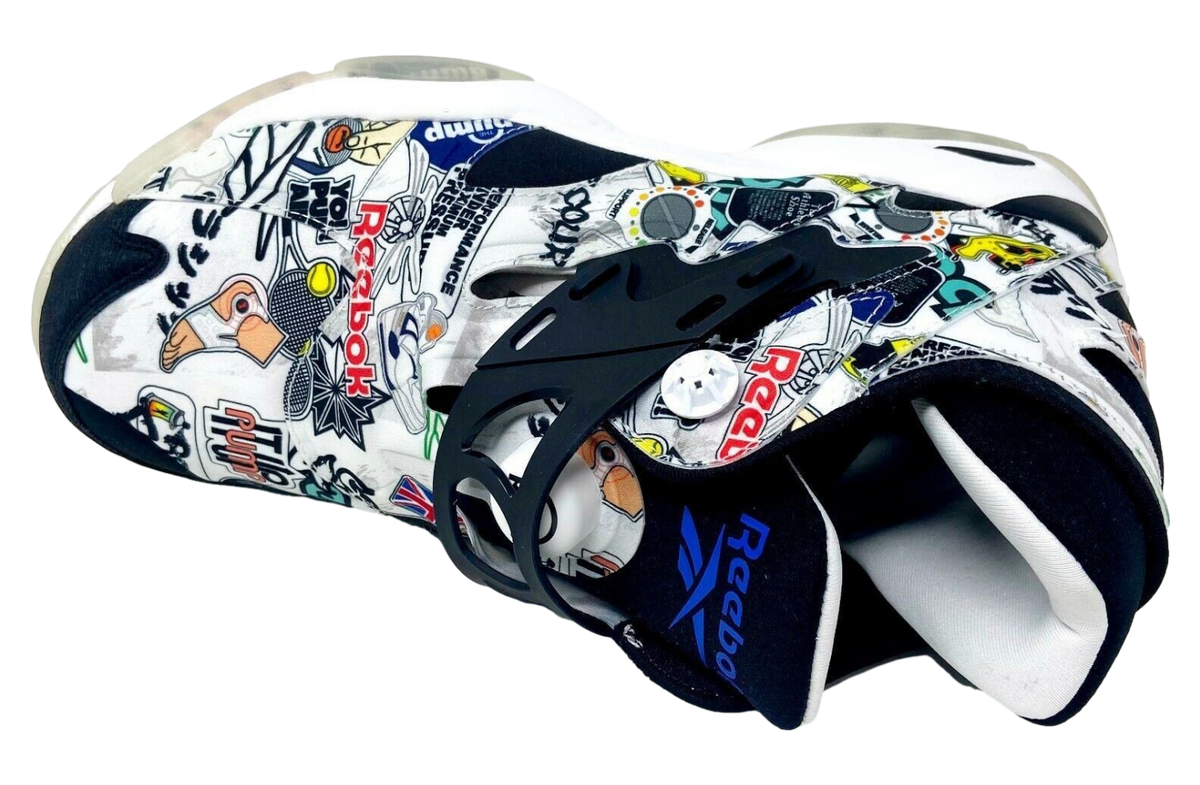 Reebok Pump Court Sticker City-White Black - Image 4