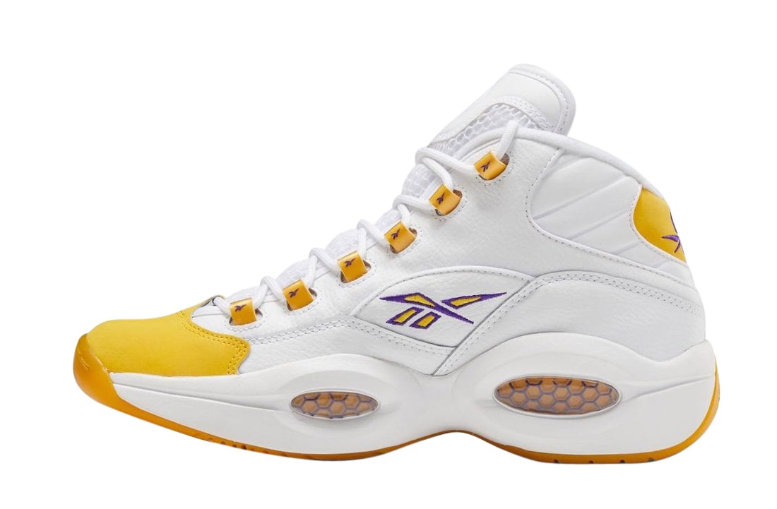 Reebok Question Mid Yellow Toe - Image 3