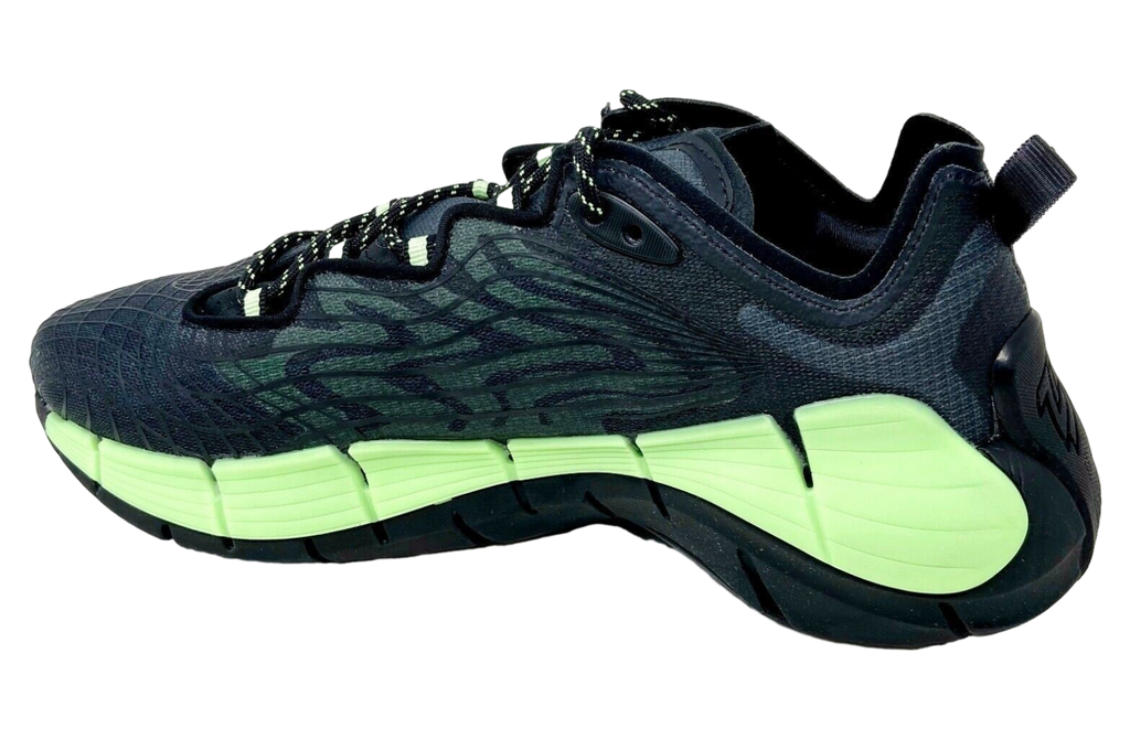 Reebok Zig Kinetica 2 Black Neon Mint - Image 3