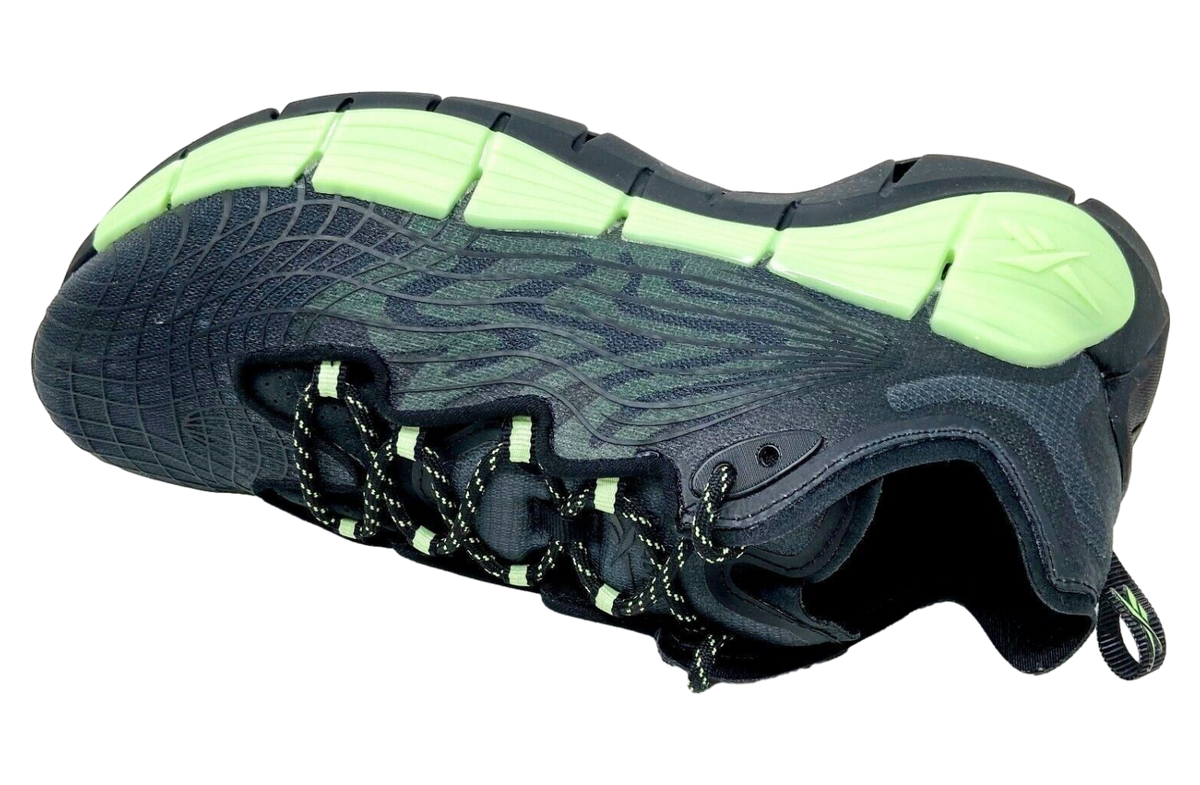 Reebok Zig Kinetica 2 Black Neon Mint - Image 4