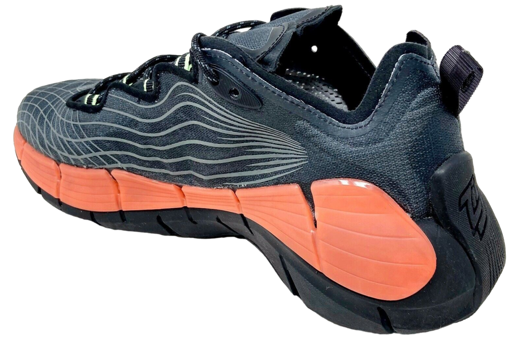 Reebok Zig Kinetica 2 Black Orange Flare - Image 3