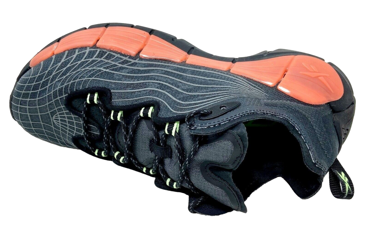 Reebok Zig Kinetica 2 Black Orange Flare - Image 4