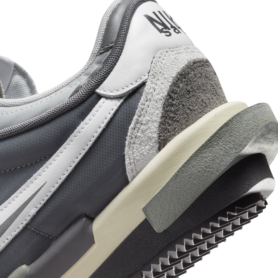 sacai x Nike Cortez Iron Grey - Image 8