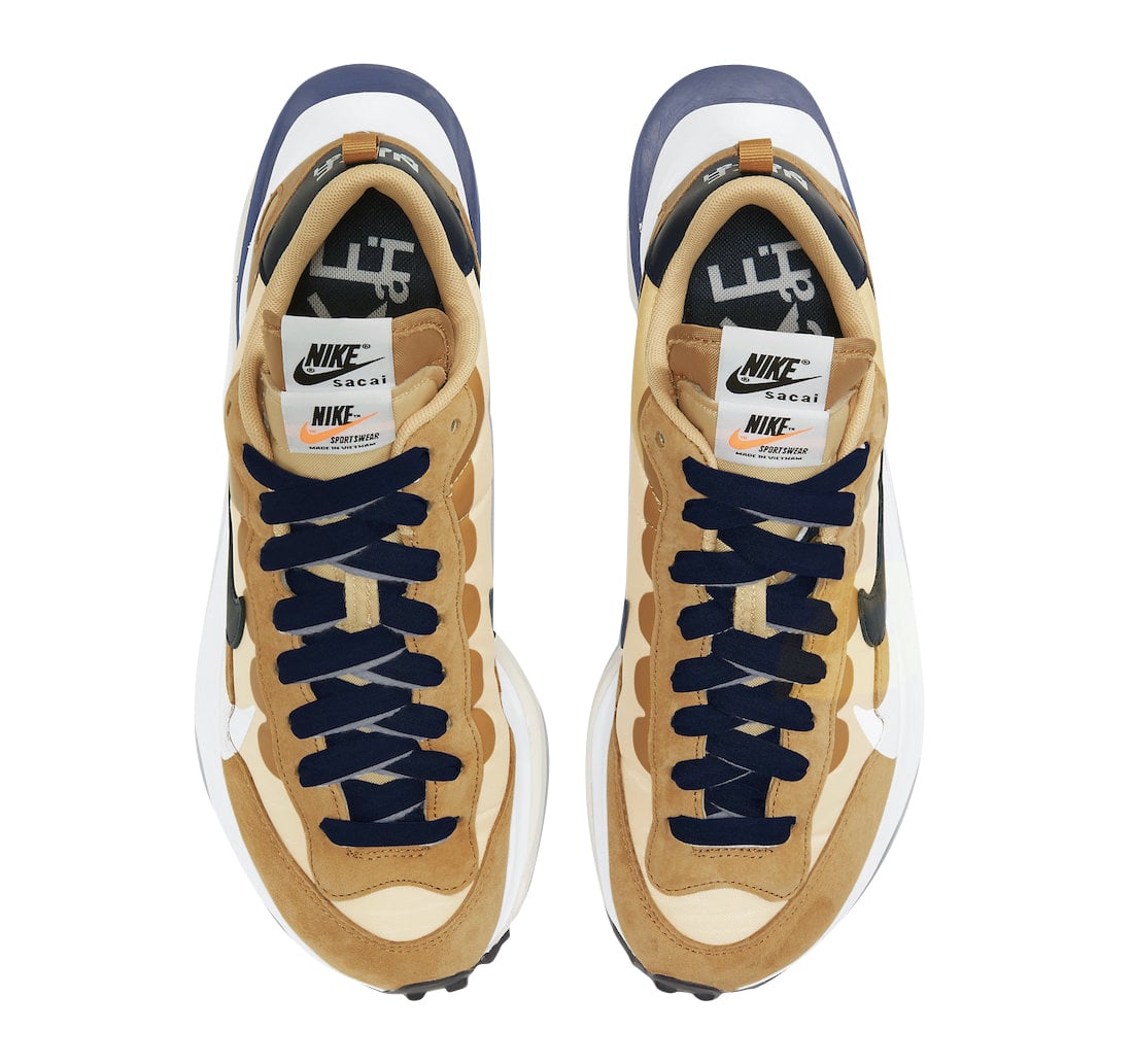 sacai x Nike VaporWaffle Sesame - Image 4