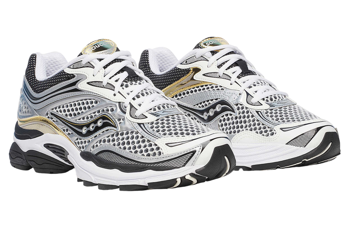 Saucony OG Progrid Omni 9 Silver / Gold - Image 2