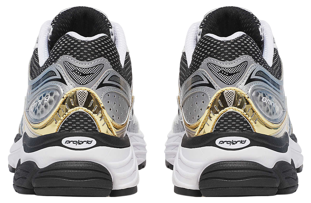 Saucony OG Progrid Omni 9 Silver / Gold - Image 4