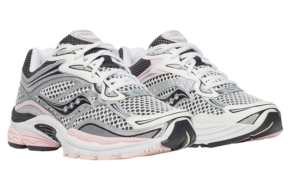 Saucony OG Progrid Omni 9 Silver / Pink - Image 2