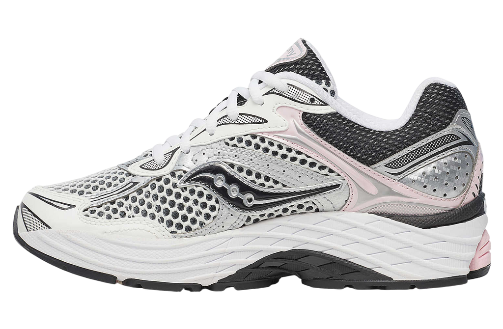 Saucony OG Progrid Omni 9 Silver / Pink - Image 3