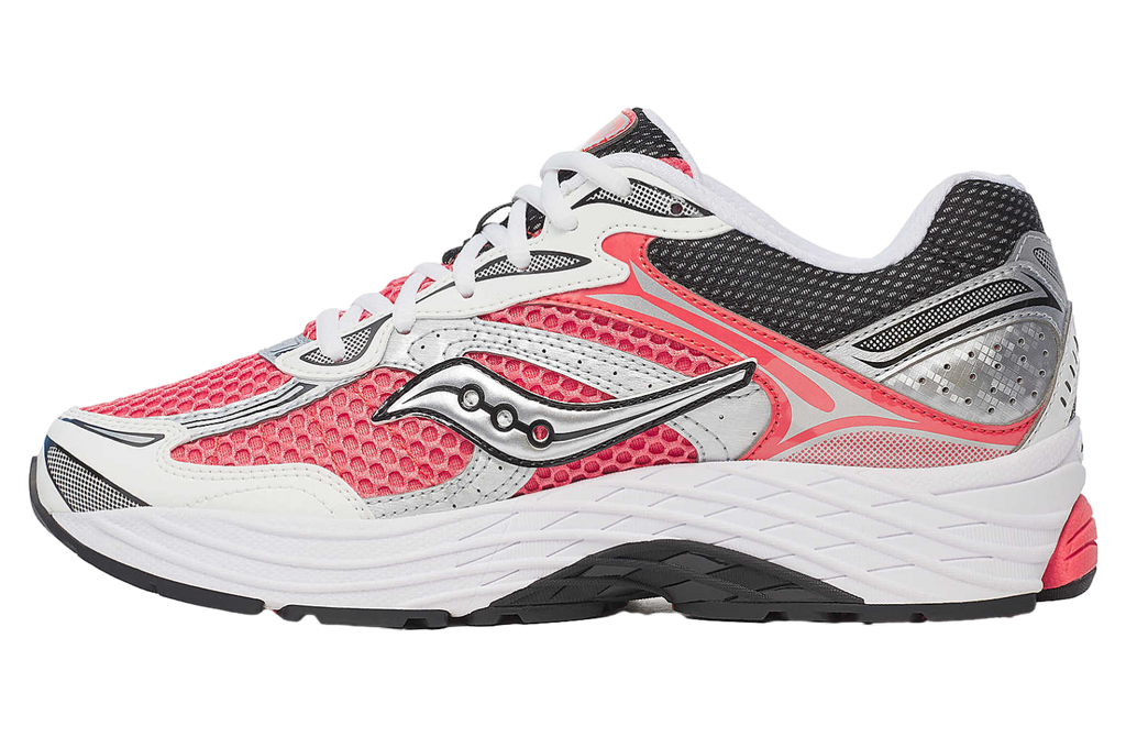 Saucony Progrid Omni 9 Silver / Coral - Image 3