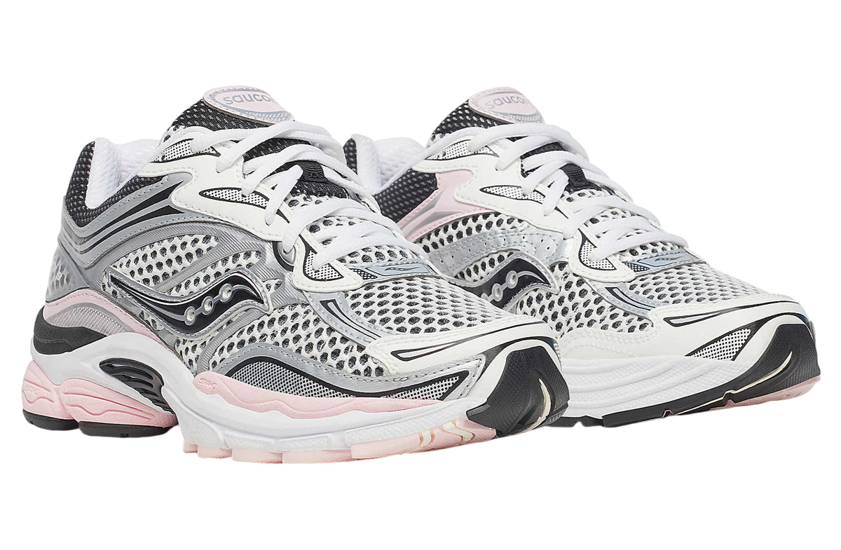 Saucony Progrid Omni 9 WMNS Silver / Pink - Image 2