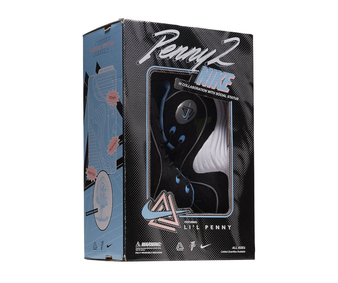 Social Status x Nike Air Penny 2 Black - Image 11