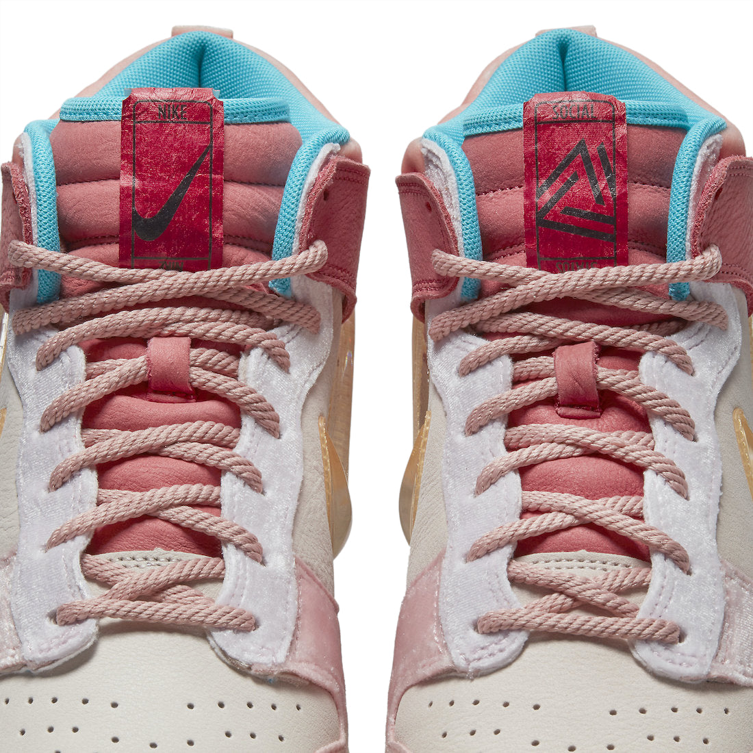Social Status x Nike Dunk Mid Strawberry Milk - Image 9