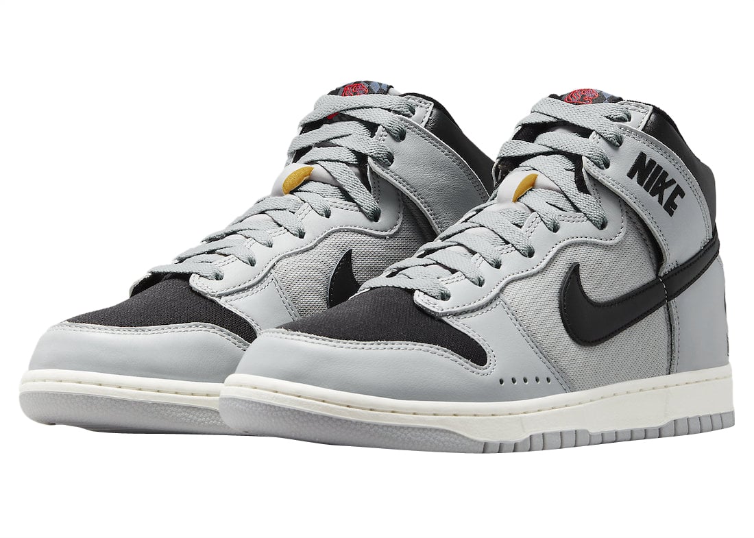 SoulGoods x Nike Dunk High Grey Black - Image 2